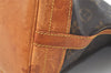 Authentic Louis Vuitton Monogram Noe Shoulder Drawstring Bag M42224 Junk 3313K