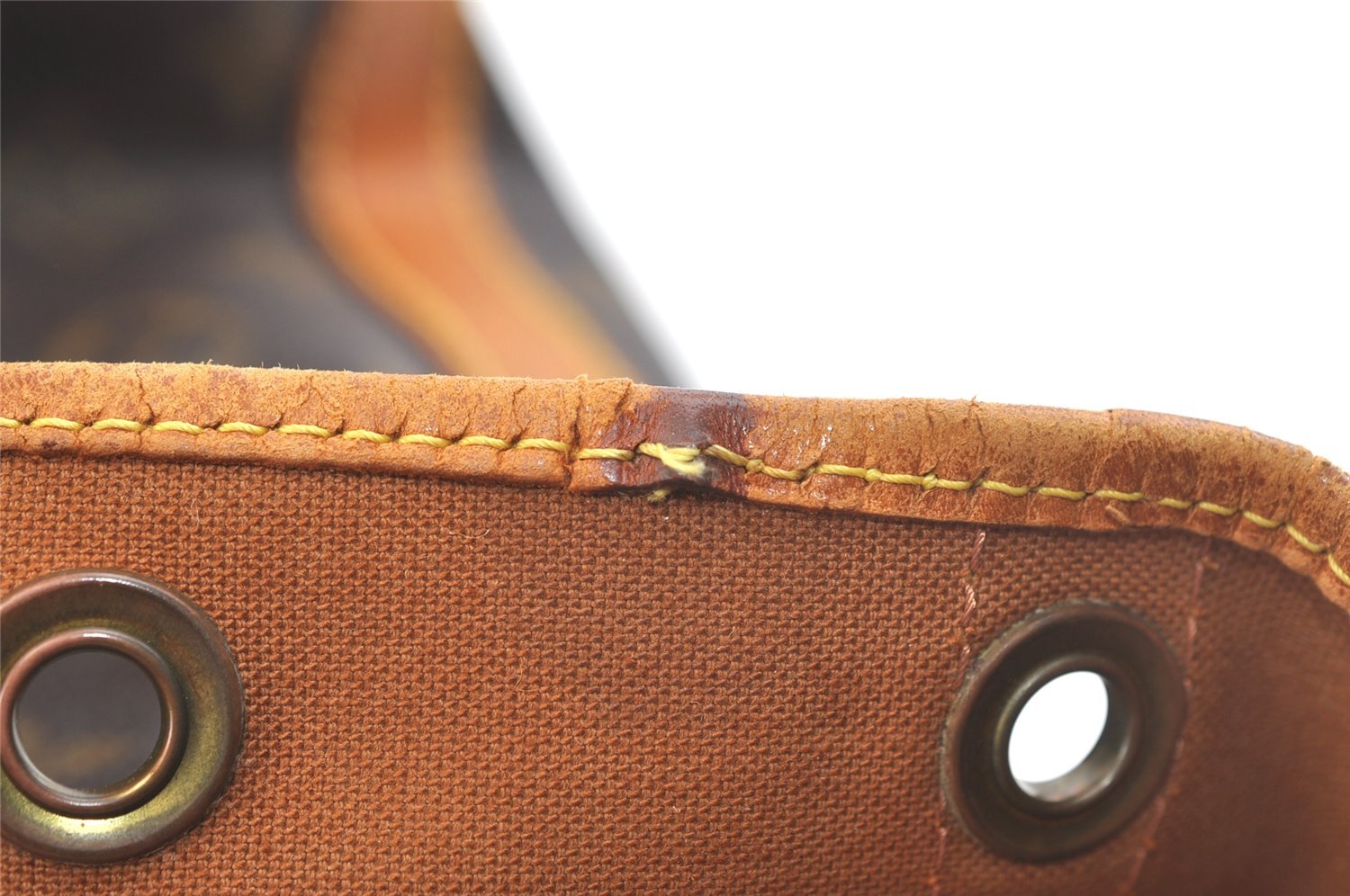 Authentic Louis Vuitton Monogram Noe Shoulder Drawstring Bag M42224 Junk 3313K