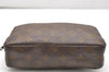 Auth Louis Vuitton Monogram Trousse Toilette 23 Clutch Hand Bag Old Model 3314K