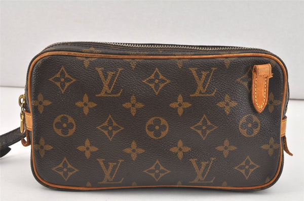Auth Louis Vuitton Monogram Marly Bandouliere Shoulder Cross Bag M51828 LV 3315K