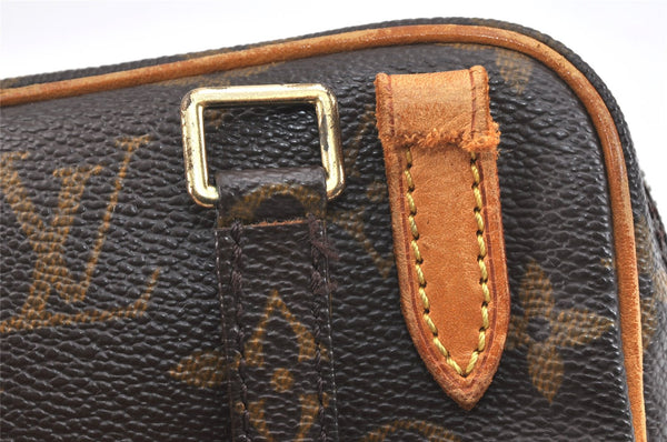 Auth Louis Vuitton Monogram Marly Bandouliere Shoulder Cross Bag M51828 LV 3315K