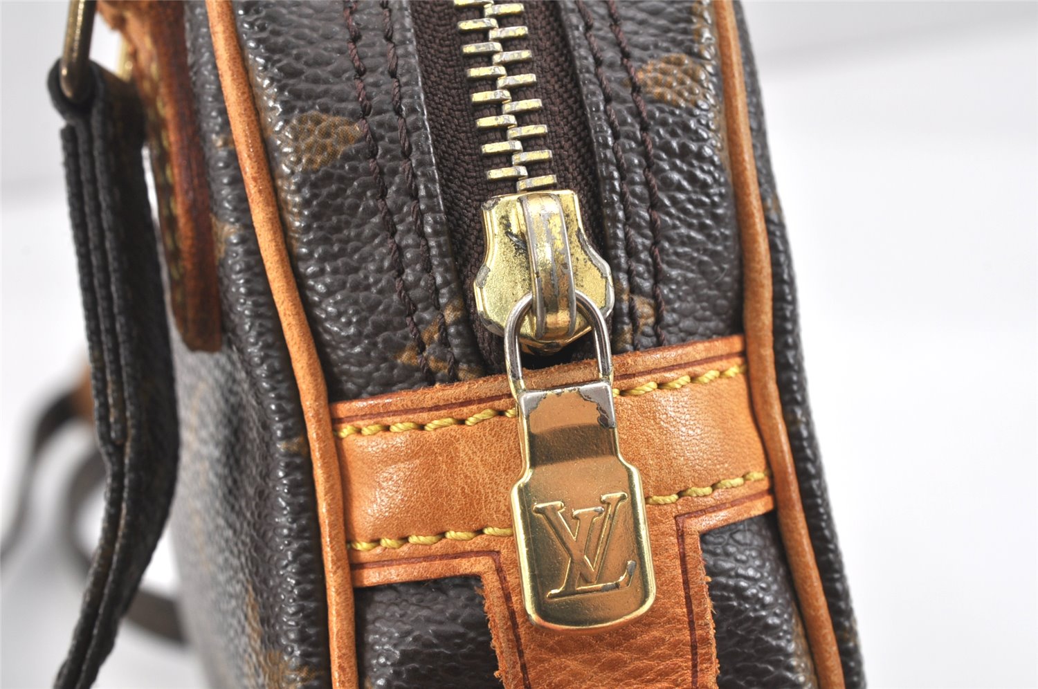 Auth Louis Vuitton Monogram Marly Bandouliere Shoulder Cross Bag M51828 LV 3315K