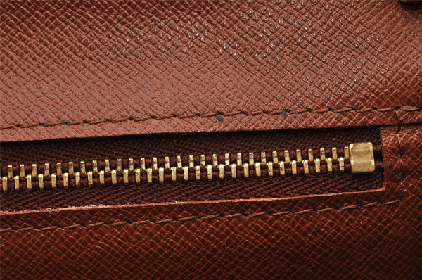 Authentic Louis Vuitton Monogram Bordeaux M51798 2Way Shoulder Clutch Bag 3316I