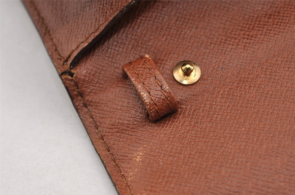 Authentic Louis Vuitton Monogram Bordeaux M51798 2Way Shoulder Clutch Bag 3316I