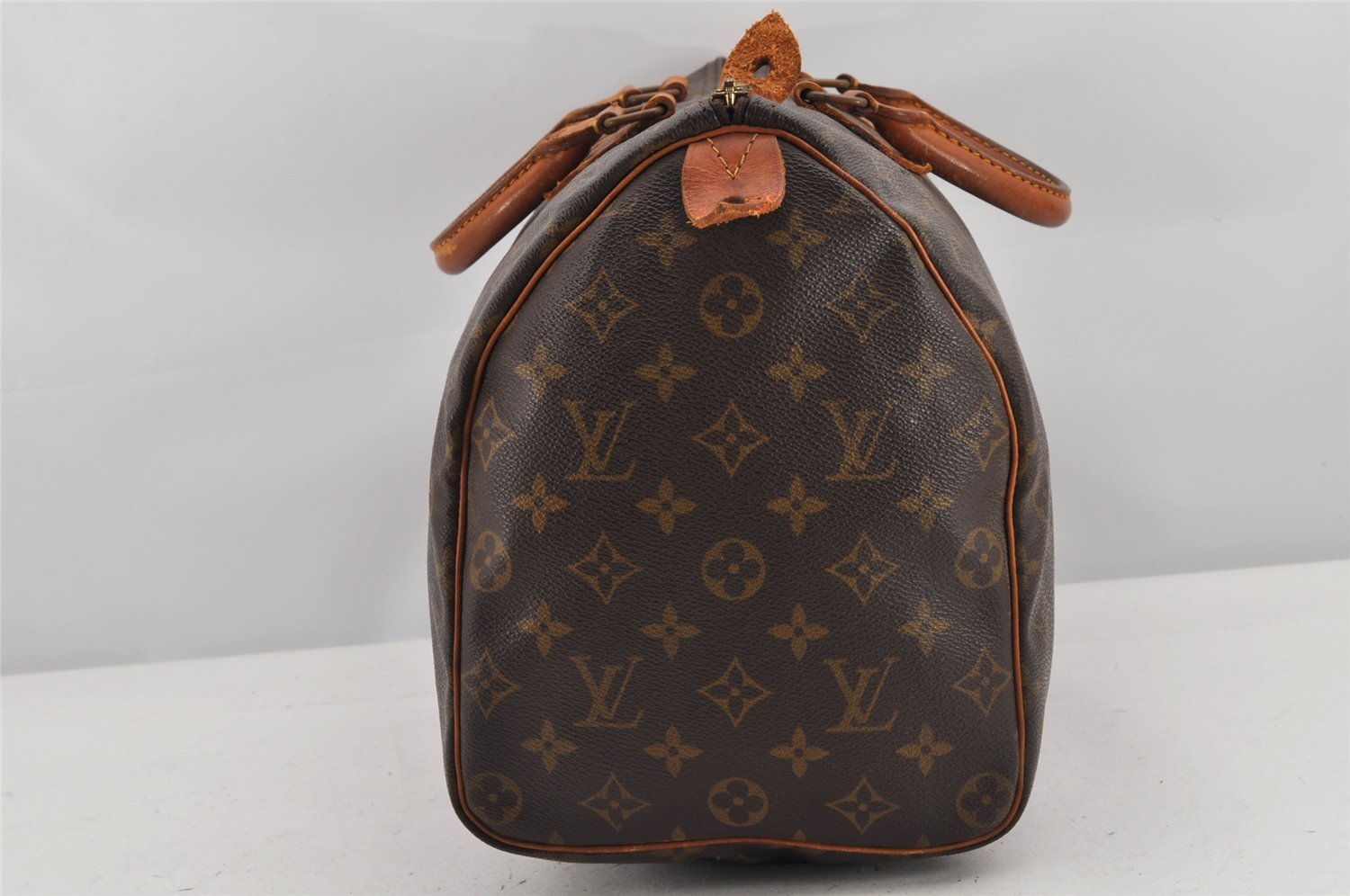 Authentic Louis Vuitton Monogram Speedy 35 Hand Boston Bag M41524 LV 3316K