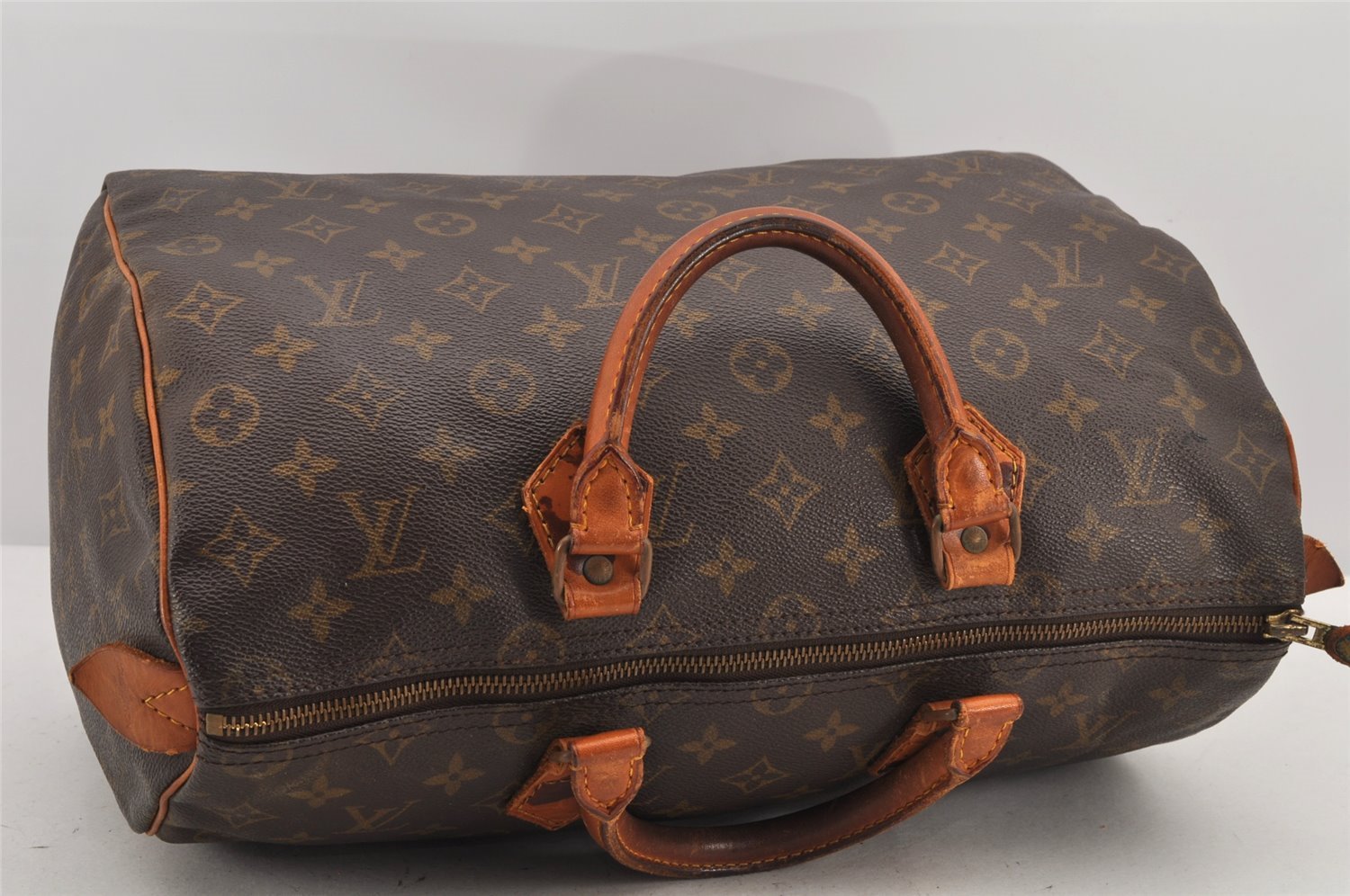 Authentic Louis Vuitton Monogram Speedy 35 Hand Boston Bag M41524 LV 3316K