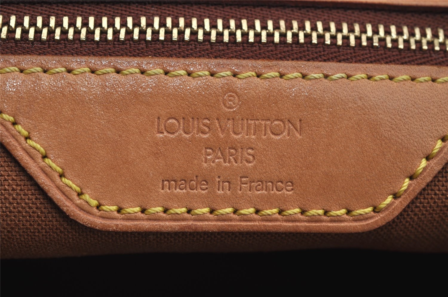 Authentic Louis Vuitton Monogram Cabas Mezzo Shoulder Tote Bag M51151 Junk 3317I