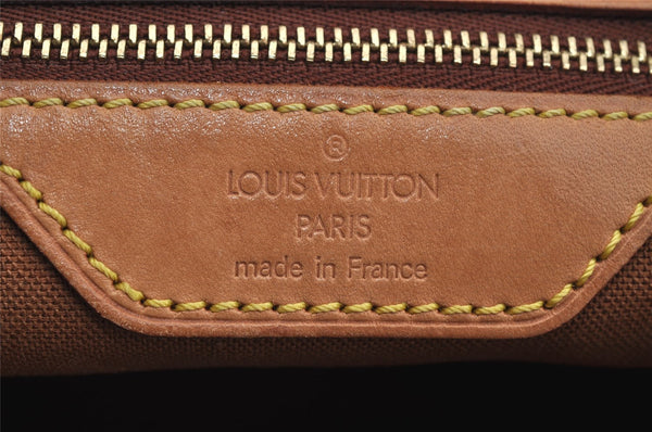 Authentic Louis Vuitton Monogram Cabas Mezzo Shoulder Tote Bag M51151 Junk 3317I