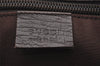 Authentic GUCCI Vintage Shoulder Tote Bag GG PVC Leather 114288 Brown 3318I