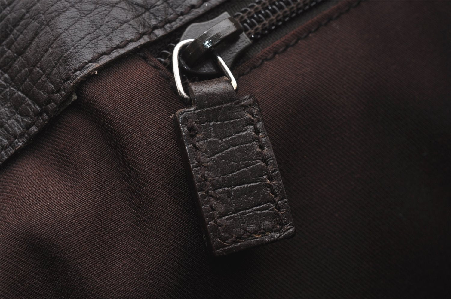 Authentic GUCCI Vintage Shoulder Tote Bag GG PVC Leather 114288 Brown 3318I