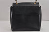 Authentic GUCCI Bamboo 2Way Shoulder Hand Bag Purse Leather Black 3318J