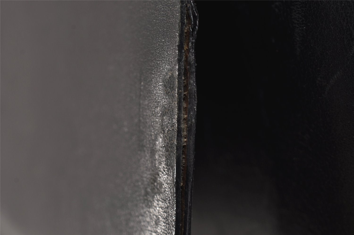 Authentic GUCCI Bamboo 2Way Shoulder Hand Bag Purse Leather Black 3318J