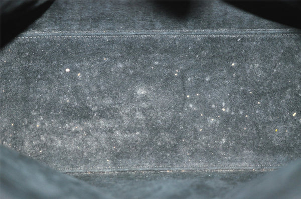 Authentic GUCCI Bamboo 2Way Shoulder Hand Bag Purse Leather Black 3318J