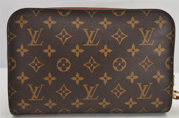 Authentic Louis Vuitton Monogram Orsay Clutch Hand Bag Purse M51790 LV 3318K