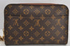 Authentic Louis Vuitton Monogram Orsay Clutch Hand Bag Purse M51790 LV 3318K