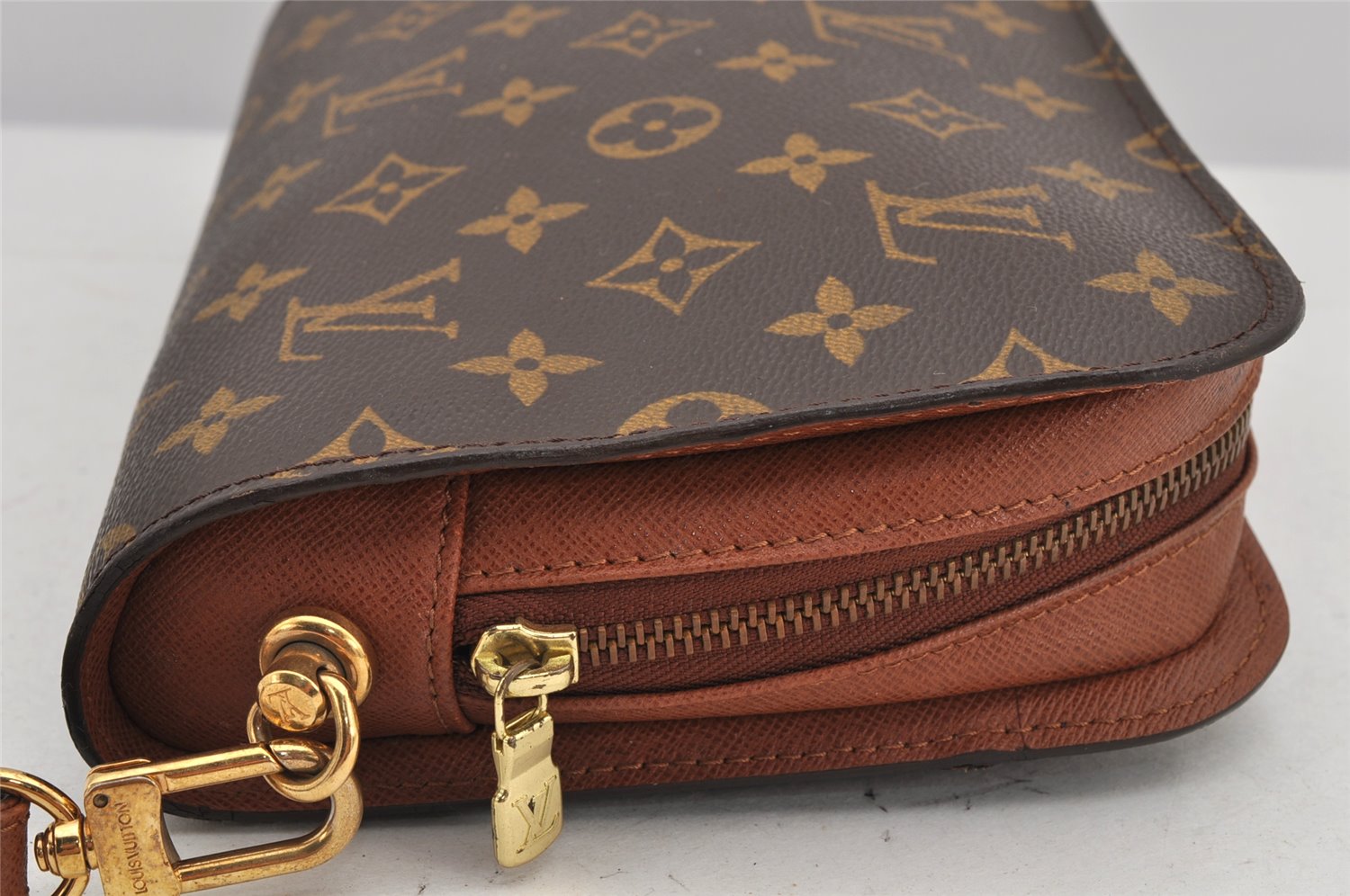 Authentic Louis Vuitton Monogram Orsay Clutch Hand Bag Purse M51790 LV 3318K