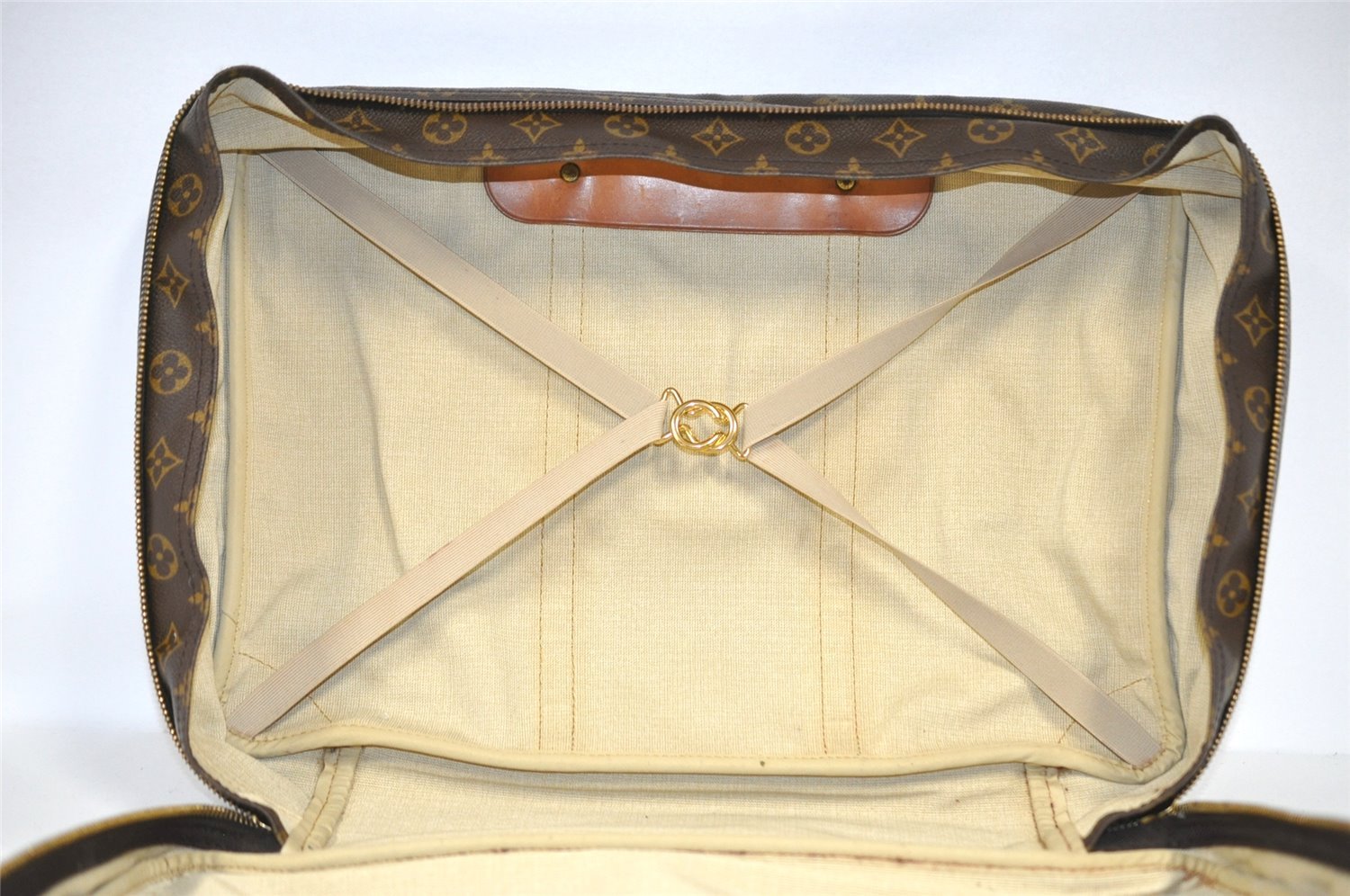 Authentic Louis Vuitton Monogram Sirius 45 Travel Boston Bag M41408 LV 3319I