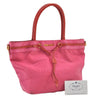Authentic PRADA Nylon Tessuto Enamel 2Way Shoulder Tote Bag BN1756 Pink 3319J