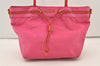 Authentic PRADA Nylon Tessuto Enamel 2Way Shoulder Tote Bag BN1756 Pink 3319J