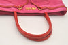 Authentic PRADA Nylon Tessuto Enamel 2Way Shoulder Tote Bag BN1756 Pink 3319J