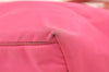 Authentic PRADA Nylon Tessuto Enamel 2Way Shoulder Tote Bag BN1756 Pink 3319J