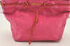 Authentic PRADA Nylon Tessuto Enamel 2Way Shoulder Tote Bag BN1756 Pink 3319J