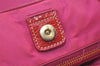 Authentic PRADA Nylon Tessuto Enamel 2Way Shoulder Tote Bag BN1756 Pink 3319J