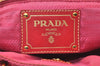 Authentic PRADA Nylon Tessuto Enamel 2Way Shoulder Tote Bag BN1756 Pink 3319J