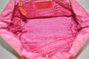 Authentic PRADA Nylon Tessuto Enamel 2Way Shoulder Tote Bag BN1756 Pink 3319J