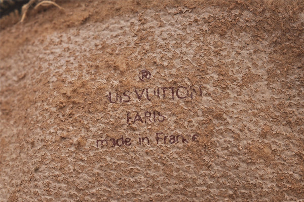 Auth Louis Vuitton Monogram Trousse Demi Ronde 23 Pouch M47520 LV Junk 3320I