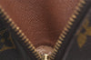 Auth Louis Vuitton Monogram Trousse Demi Ronde 23 Pouch M47520 LV Junk 3320I