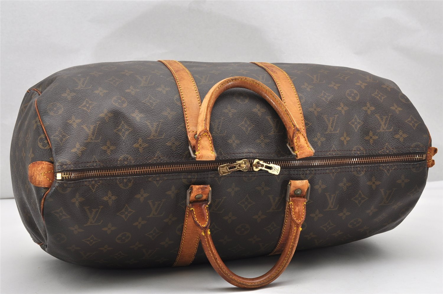 Authentic Louis Vuitton Monogram Keepall 50 Travel Boston Bag M41426 LV 3320K