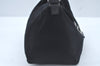 Authentic FENDI Mamma Baguette Shoulder Hand Bag Jersey Leather Black Junk 3321J