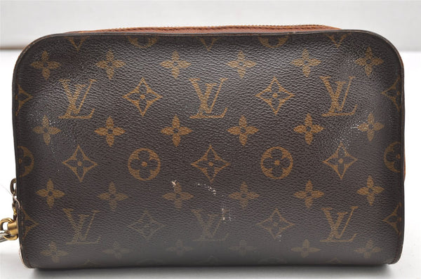 Authentic Louis Vuitton Monogram Orsay Clutch Hand Bag Purse M51790 LV 3321K