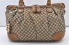 Authentic GUCCI Diamante Sukey 2Way Tote Bag Canvas Leather 247902 Brown 3322J