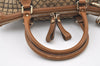 Authentic GUCCI Diamante Sukey 2Way Tote Bag Canvas Leather 247902 Brown 3322J