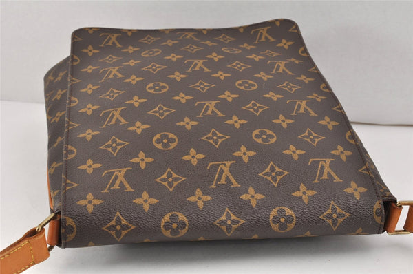 Authentic Louis Vuitton Monogram Musette Shoulder Cross Body Bag M51256 LV 3322K