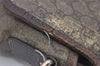 Authentic GUCCI Shoulder Cross Body Bag Purse GG PVC Leather 223666 Brown 3323J