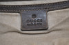 Authentic GUCCI Shoulder Cross Body Bag Purse GG PVC Leather 223666 Brown 3323J