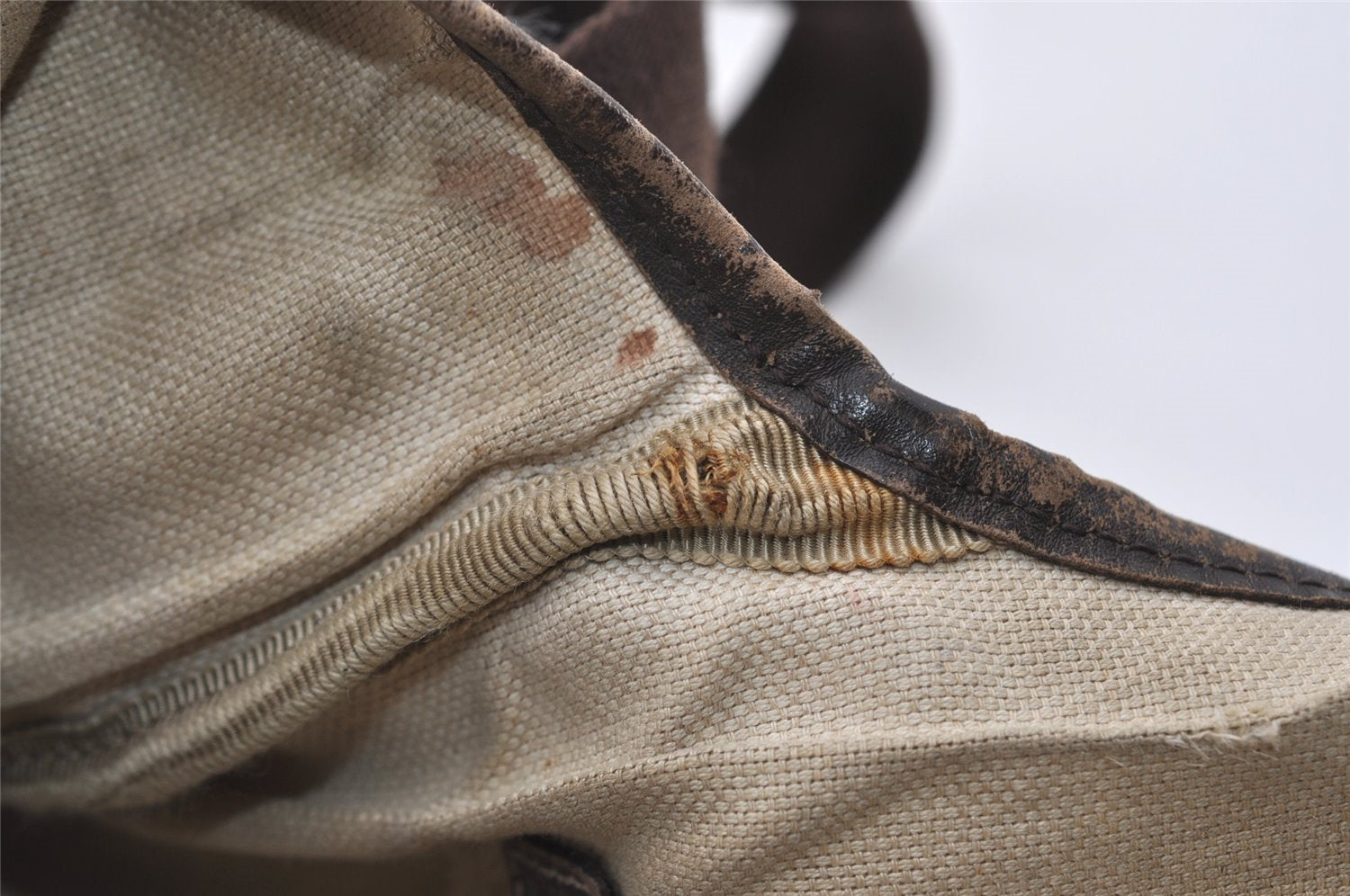 Authentic GUCCI Shoulder Cross Body Bag Purse GG PVC Leather 223666 Brown 3323J