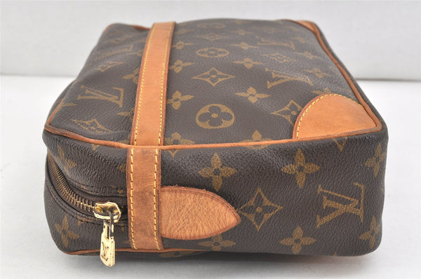 Authentic Louis Vuitton Monogram Compiegne 28 Clutch Hand Bag M51845 LV 3323K