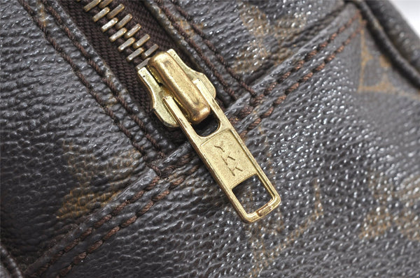 Auth Louis Vuitton Monogram Trousse Toilette 28 Clutch Hand Bag M47522 LV 3324K