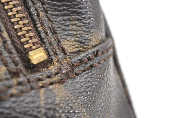 Auth Louis Vuitton Monogram Trousse Toilette 28 Clutch Hand Bag M47522 LV 3324K