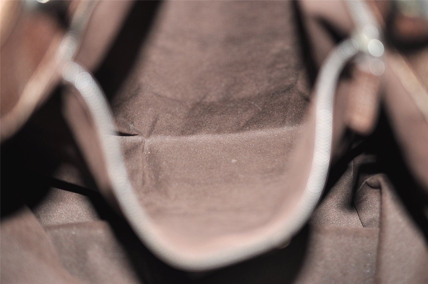 Authentic GUCCI Eclipse Shoulder Tote Bag GG Canvas Leather 120836 Brown 3325I