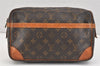 Authentic Louis Vuitton Monogram Compiegne 28 Clutch Hand Bag M51845 LV 3325K