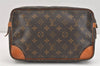 Authentic Louis Vuitton Monogram Compiegne 28 Clutch Hand Bag M51845 LV 3325K