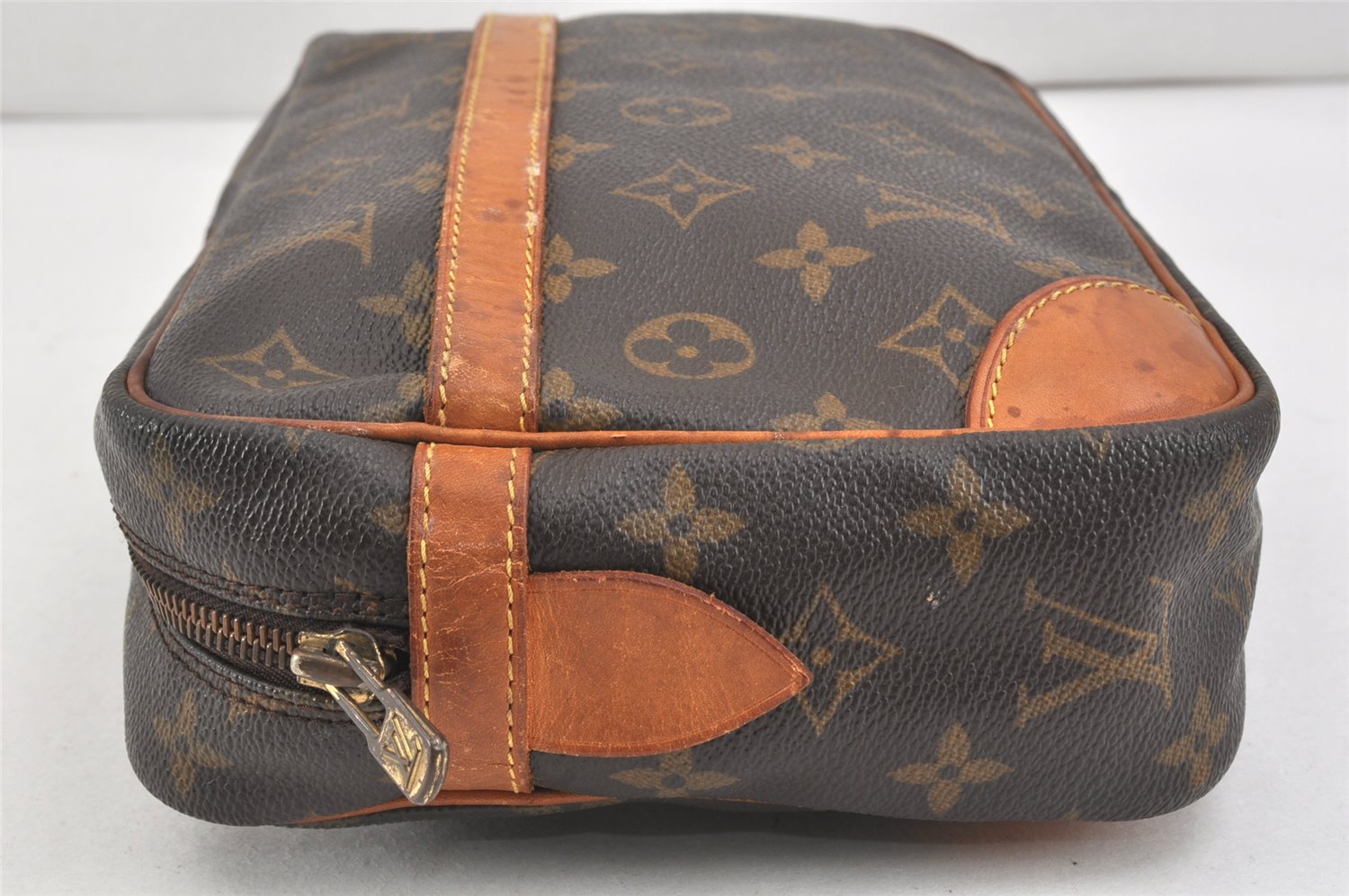 Authentic Louis Vuitton Monogram Compiegne 28 Clutch Hand Bag M51845 LV 3325K
