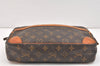 Authentic Louis Vuitton Monogram Compiegne 28 Clutch Hand Bag M51845 LV 3325K