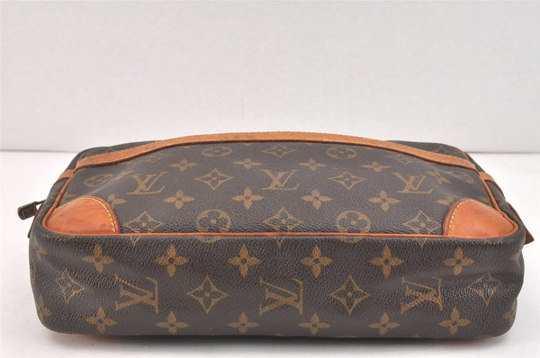 Authentic Louis Vuitton Monogram Compiegne 28 Clutch Hand Bag M51845 LV 3325K