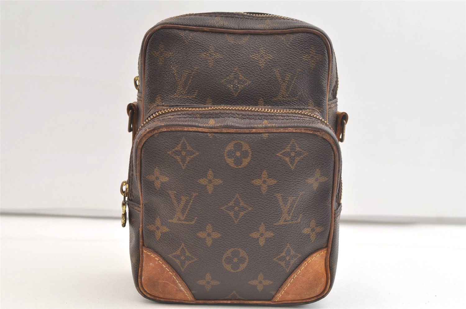 Authentic Louis Vuitton Monogram Amazone Shoulder Cross Bag M45236 LV Junk 3326K